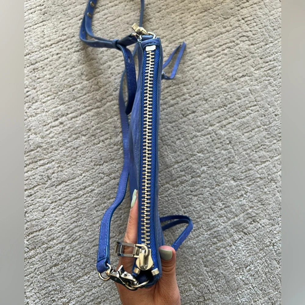 Botkier Blue Leather Crossbody Bag